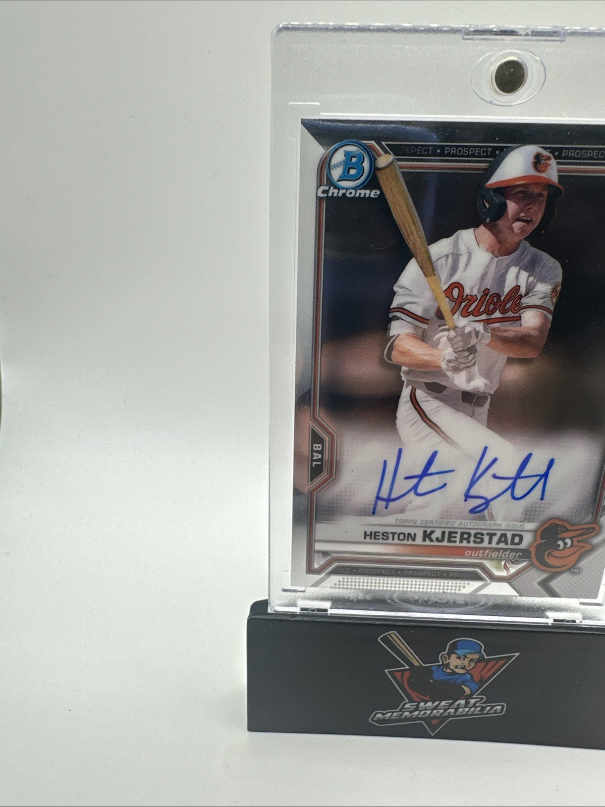 Heston Kjerstad 2021 Bowman Chrome Auto W/ Mag Orioles