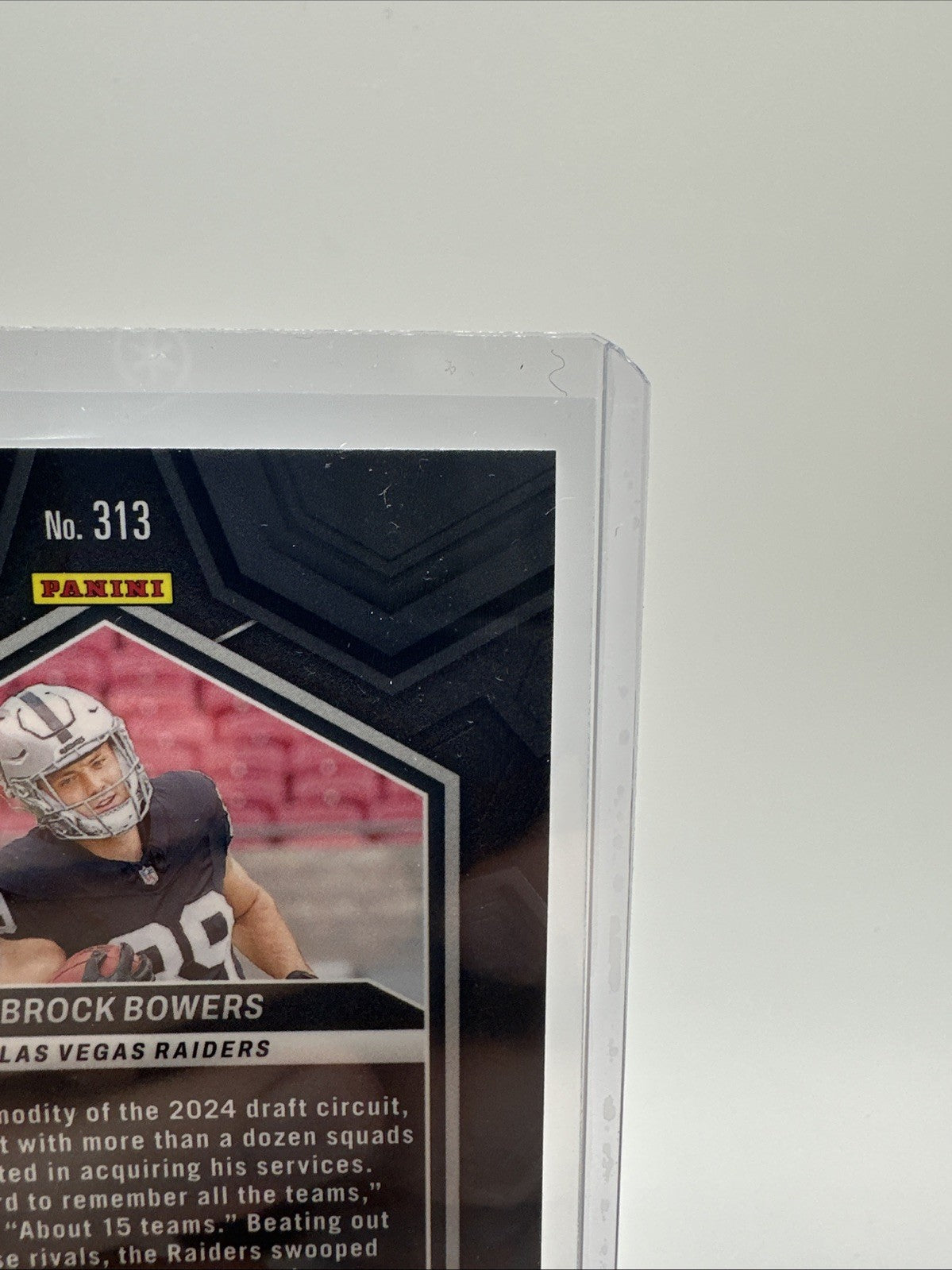 2024 Panini Mosaic - Rookies Reactive Red Mosaic Prizm #313 Brock Bowers (RC)