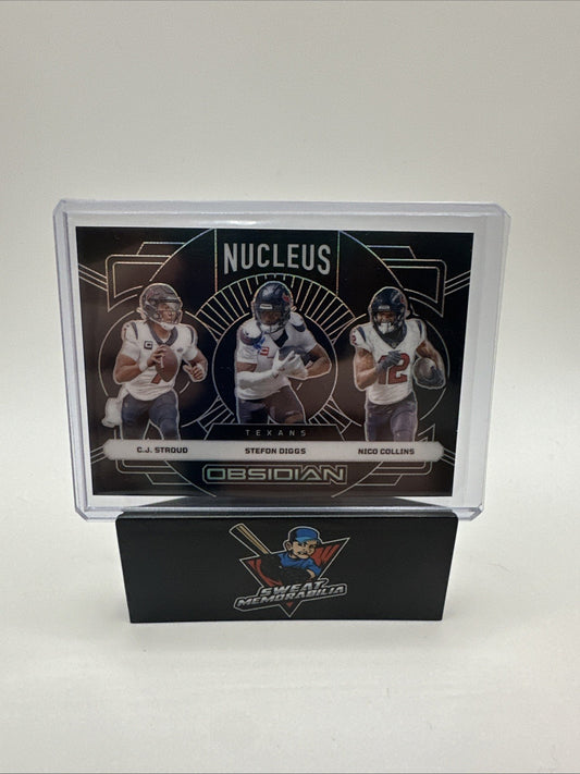2024 Obsidian Football Nucleus C.J. Stroud Stefon Diggs Collins TEXANS