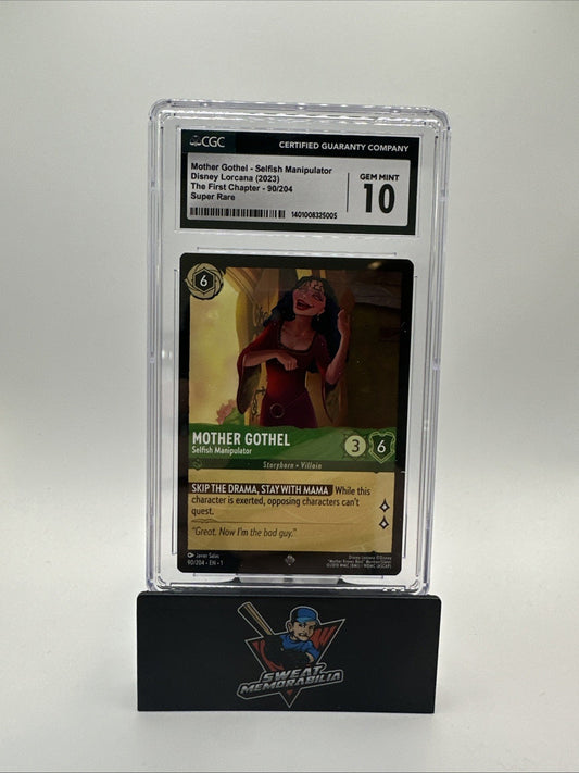 Mother Gothel 90/204 Super Rare Non Foil - Disney Lorcana TCG CGC 10