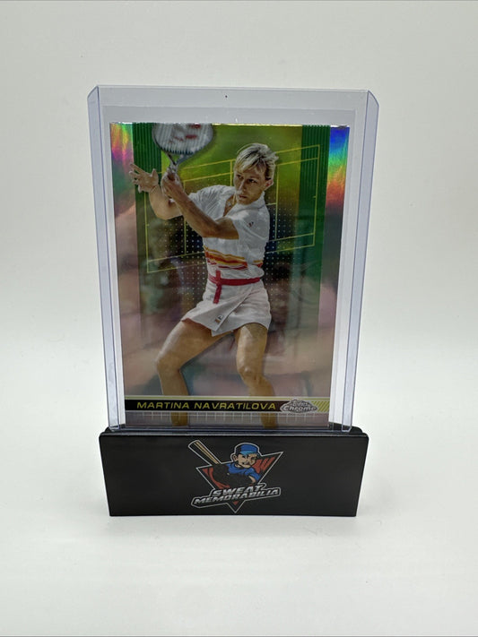 2024 Topps Chrome Tennis Martina Navratilova Refractor