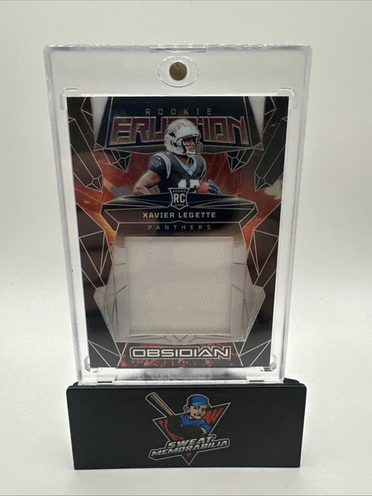 2024 Panini Obsidian - Rookie Eruption Materials Xavier Legette #ERM-XLE W/Case