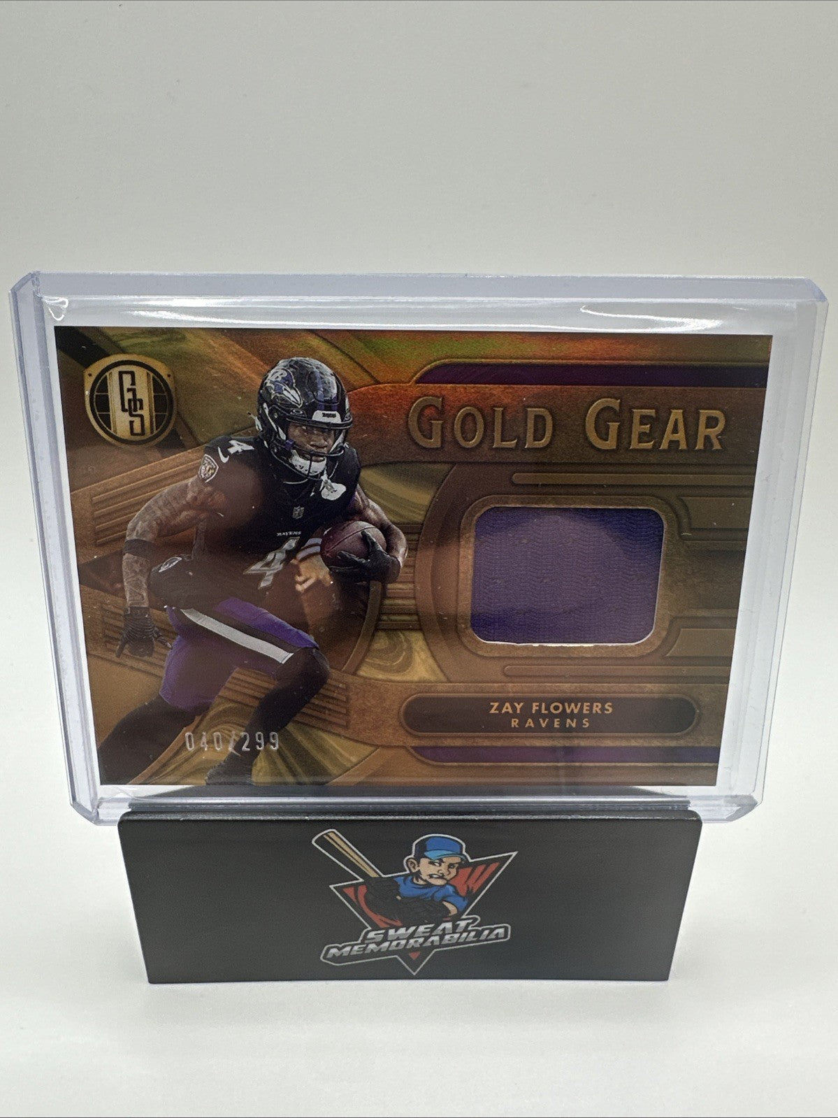 ZAY FLOWERS 2024 GOLD STANDARD ROSE GOLD GEAR PATCH /299