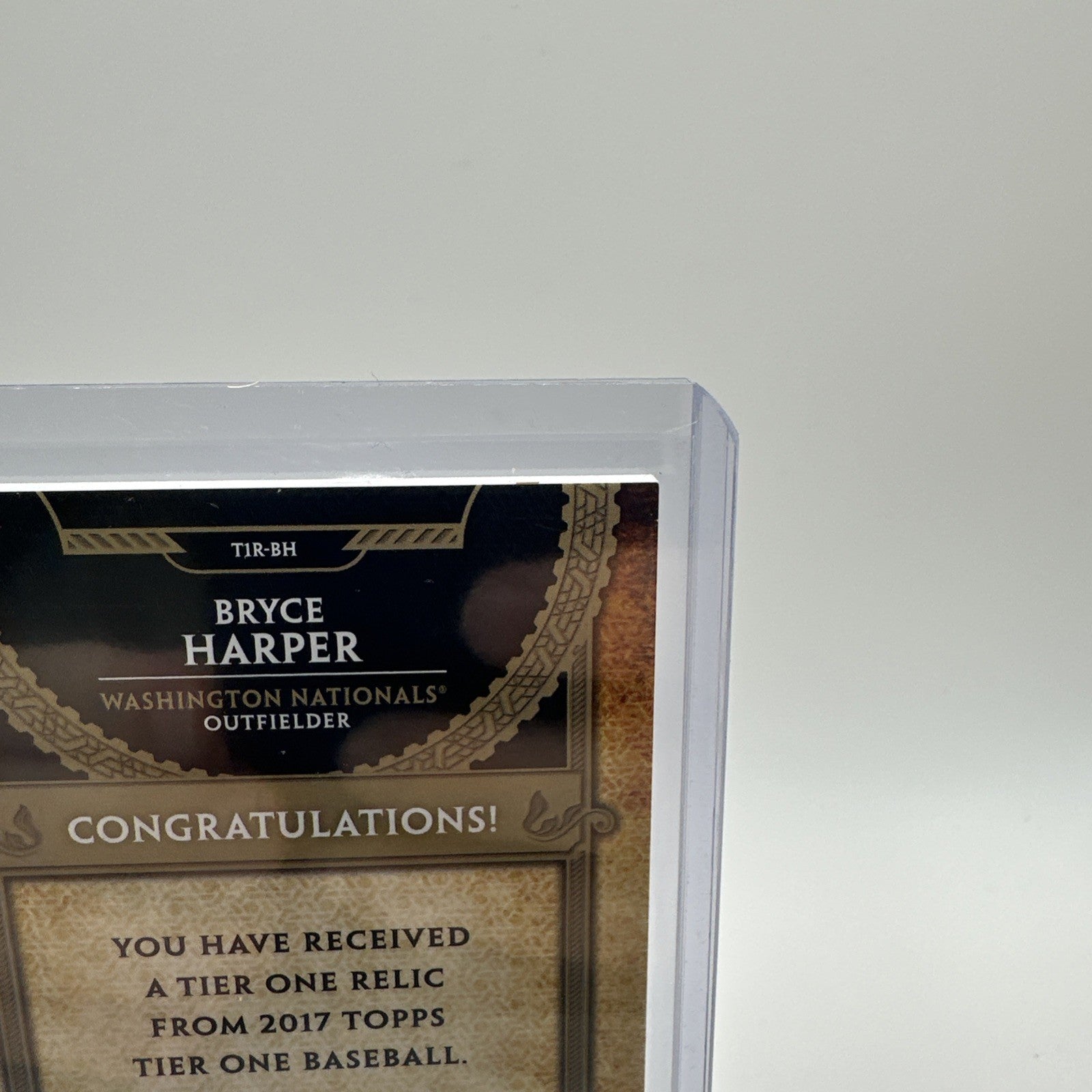 2017 Topps Tier One Relic  #T1R BH Bryce Harper No 309/331