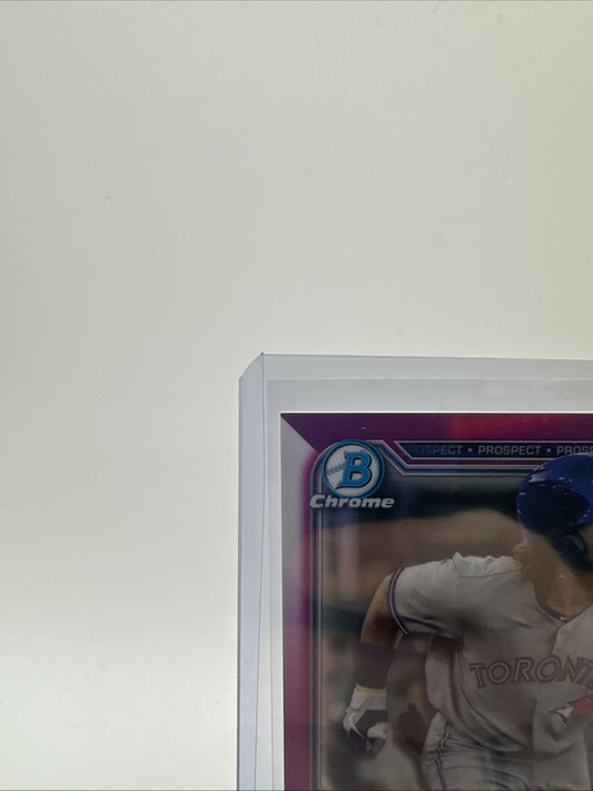 AUSTIN MARTIN 2021 Bowman Chrome Pink Refractor RC #s /299