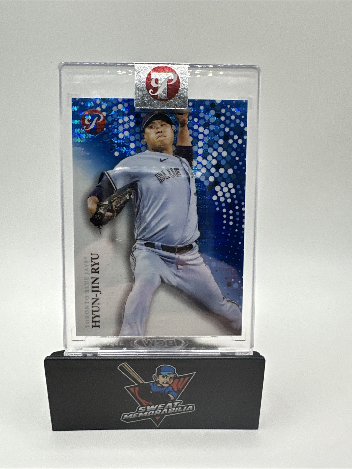 2022 Topps Pristine #126 Hyun-Jin Ryu Pristine Blue Refractor /75 - Near Mint