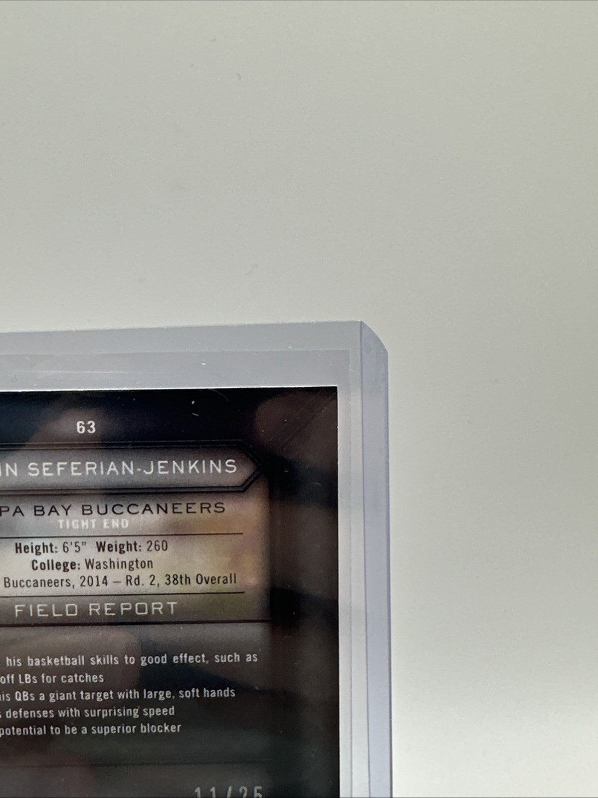 A60,326 - 2015 Topps Field Access Autographs #63 Austin Seferian-Jenkins