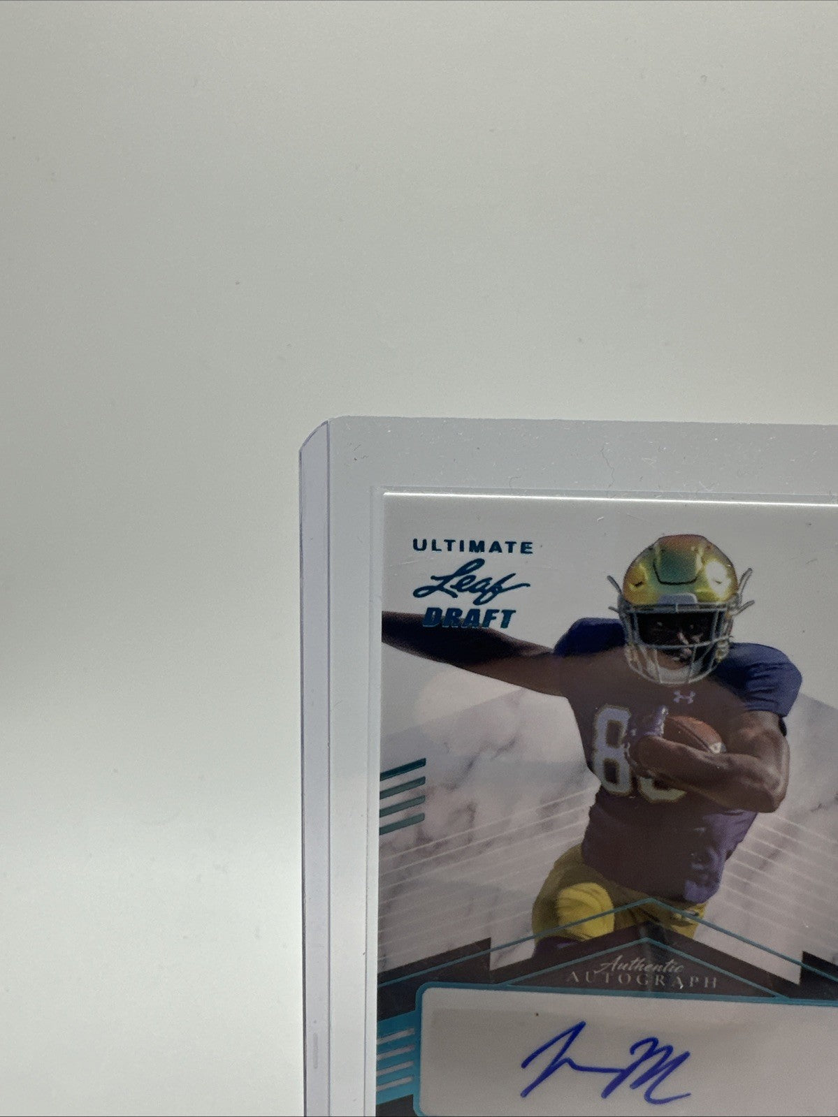 2021 LEAF ULTIMATE DRAFT JAVON MCKINLEY ROOKIE/RC AUTO #18/35