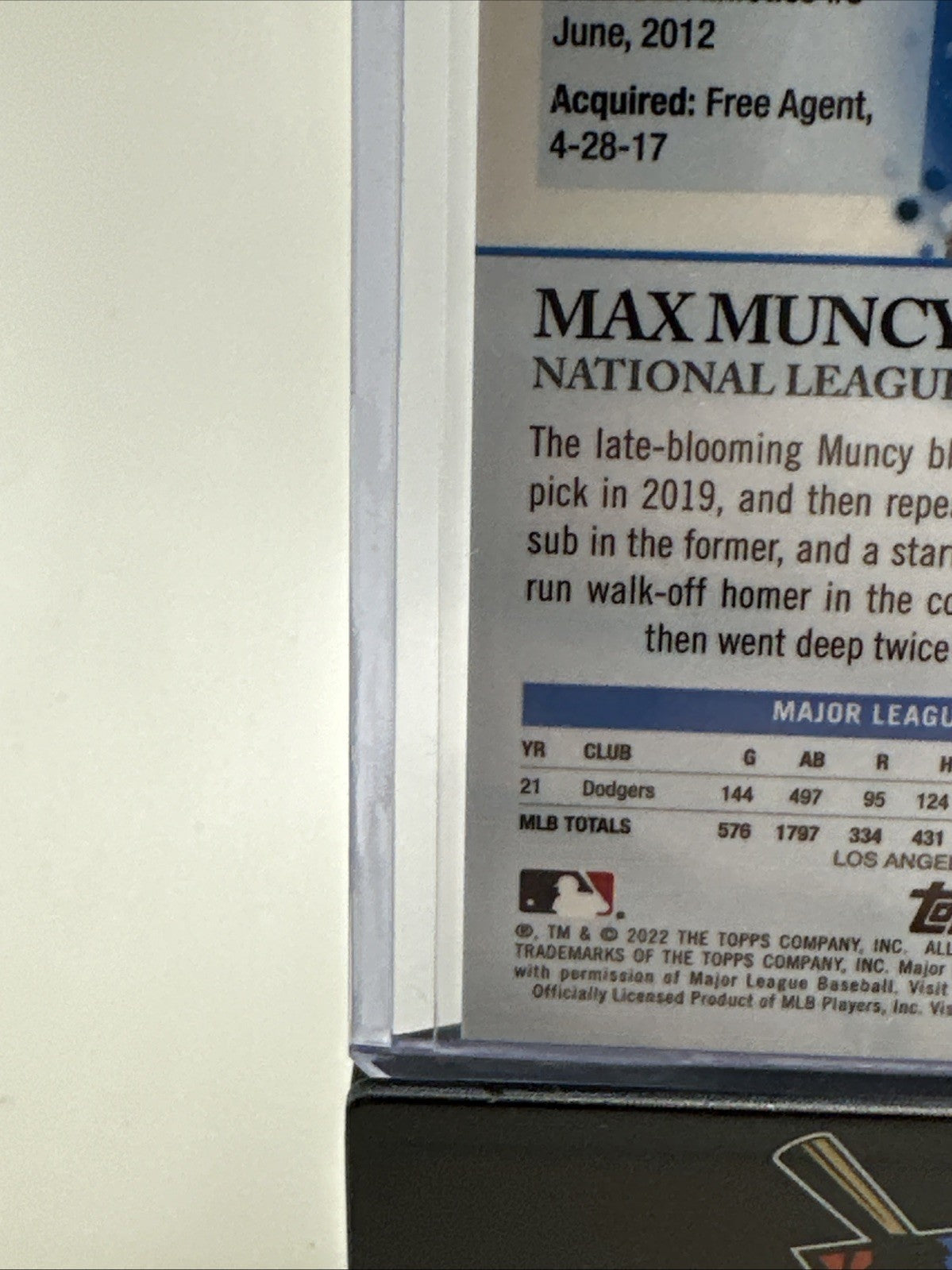 2022 Topps Pristine #275 Max Muncy Purple Refractor #/99