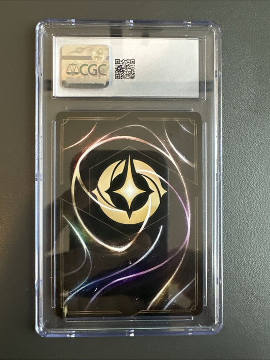 CGC 9.5 Chernabog Evildoer Inklands Enchanted Holo Lorcana Card #205/204