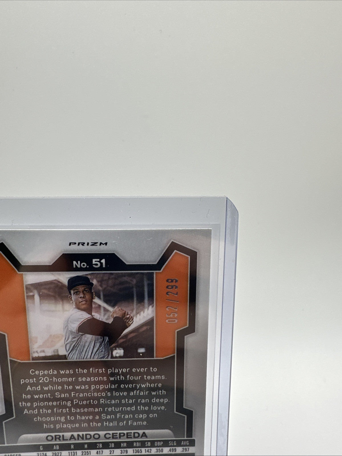Orlando Cepeda 2024 Panini Prizm Baseball Red Ruby Wave Prizm #51