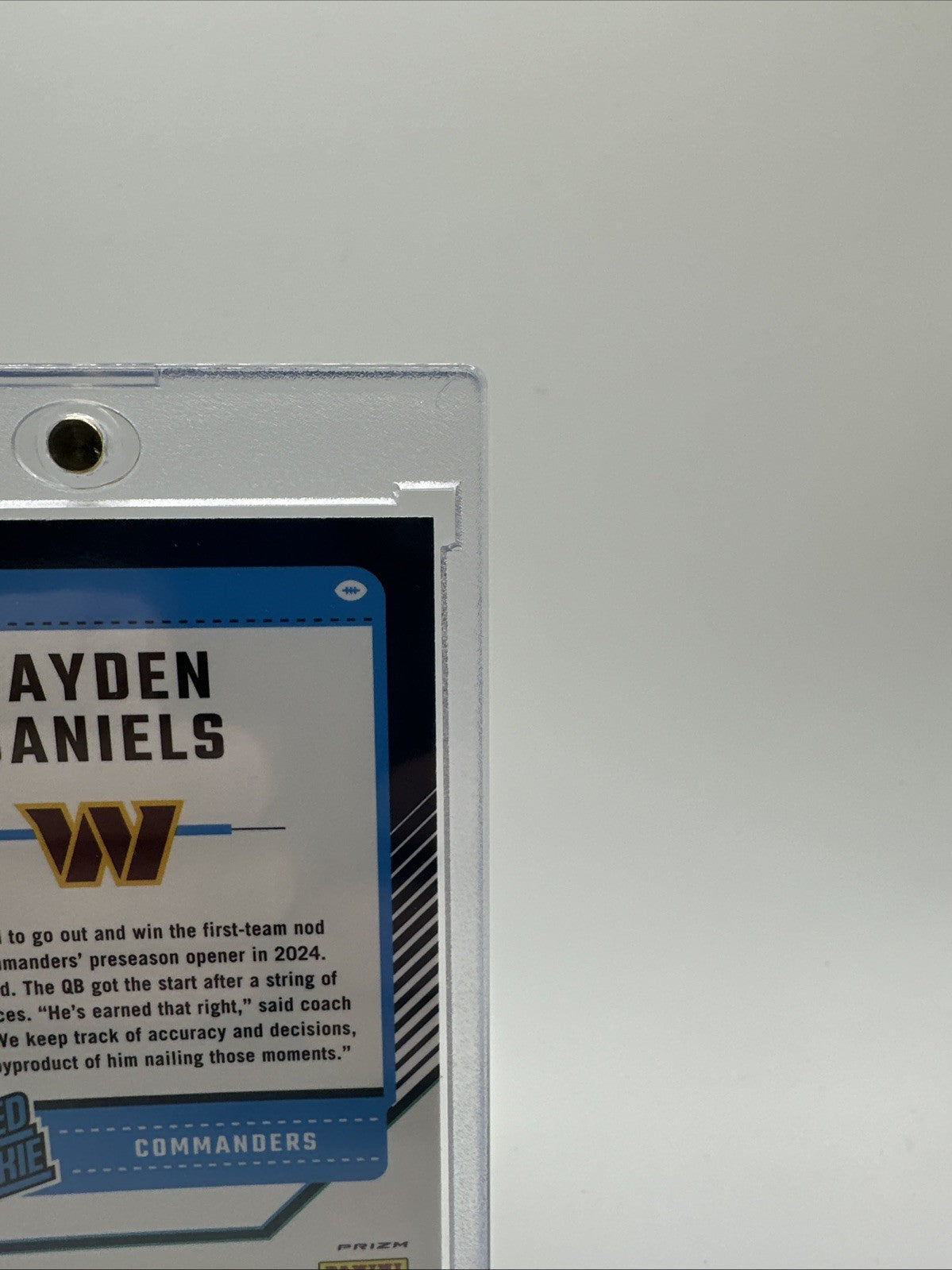 2024 Panini Donruss Optic - Rated Rookie Jayden Daniels #248 Purple Shock (RC)
