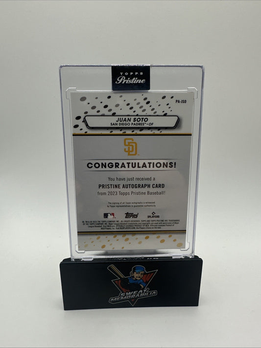 JUAN SOTO 2023 TOPPS PRISTINE PADRES AUTO #PL-JSO