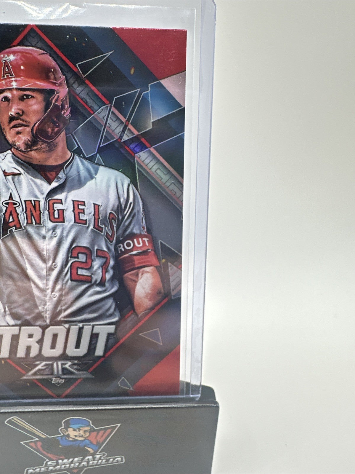 2022 Topps Fire Mike Trout Red Flame Parallel #81 Angels