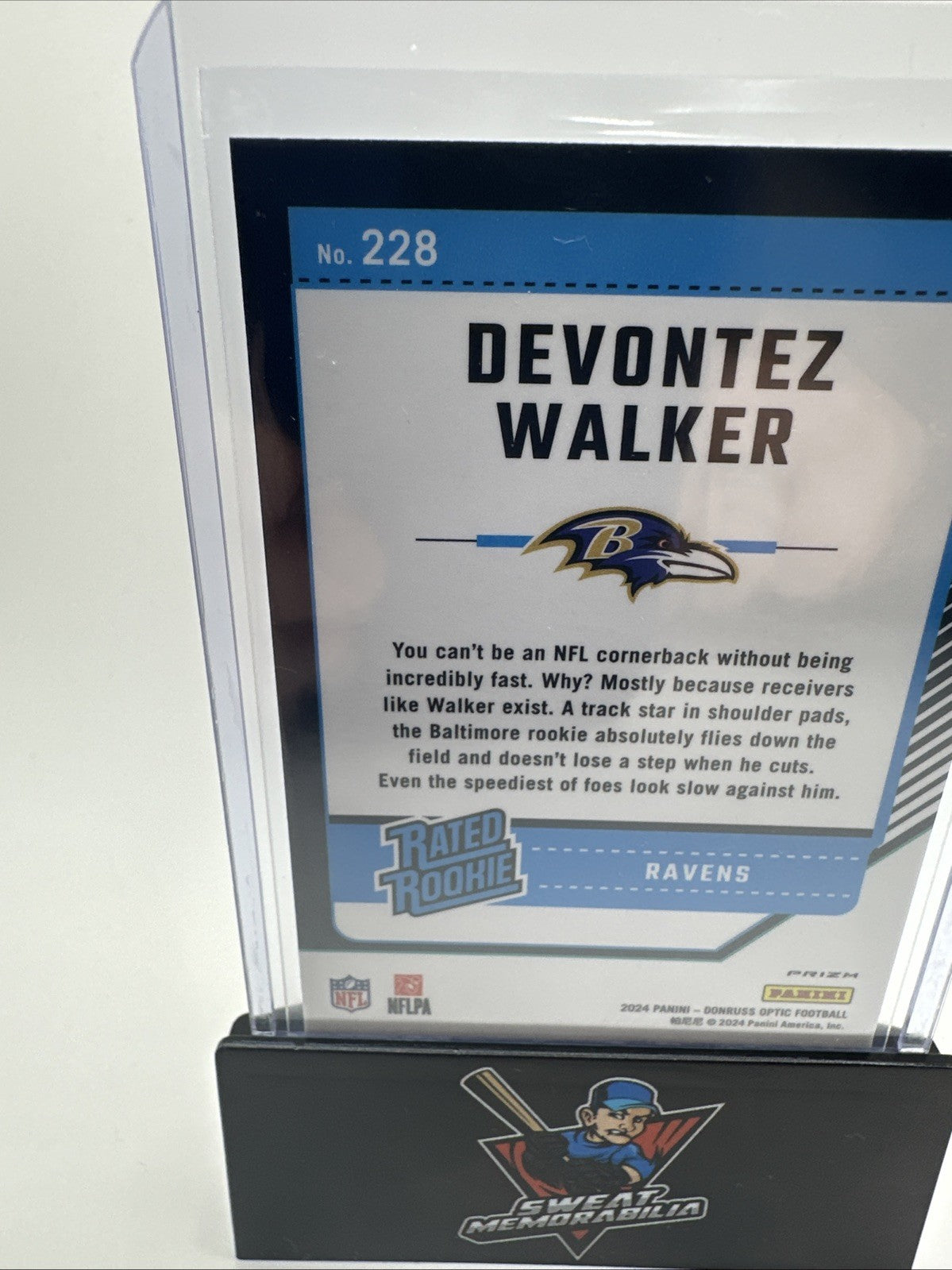 2024 Donruss Optic Rated Rookies Preview Holo #345 Devontez Walker