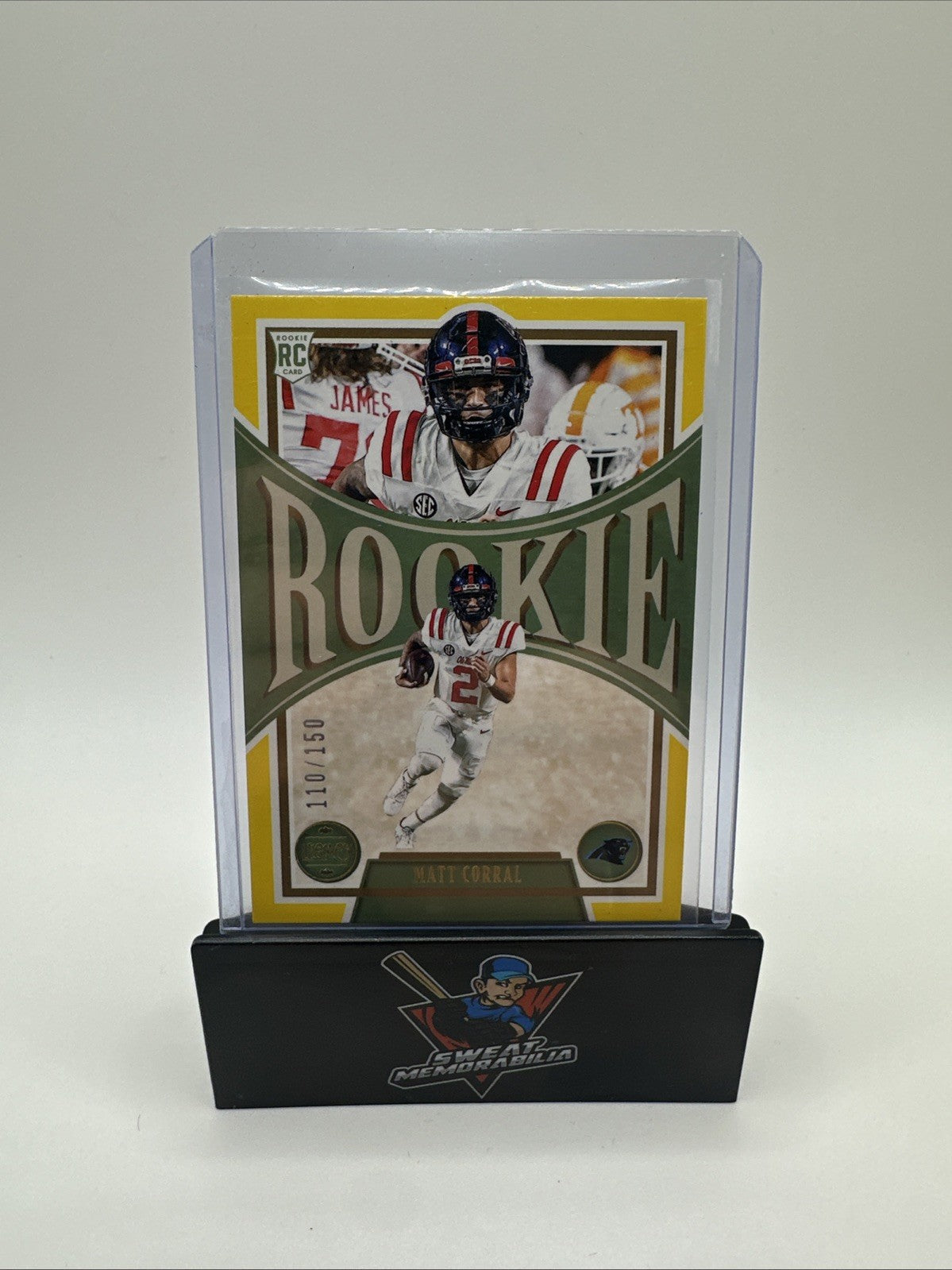 Matt Corral Chrome Premium Edition 2022 Panini Legacy #142 Panthers RC 110/150