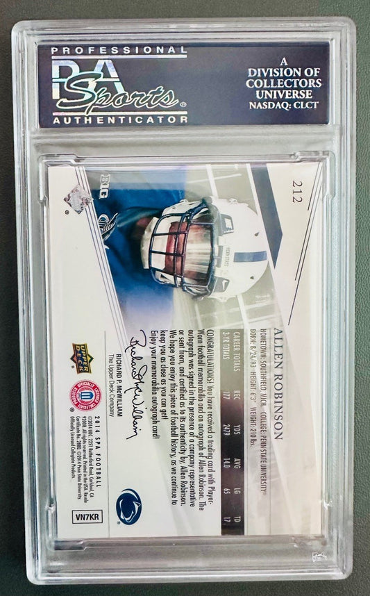 2014 Sp Authentic Allen Robinson #212 PSA 8