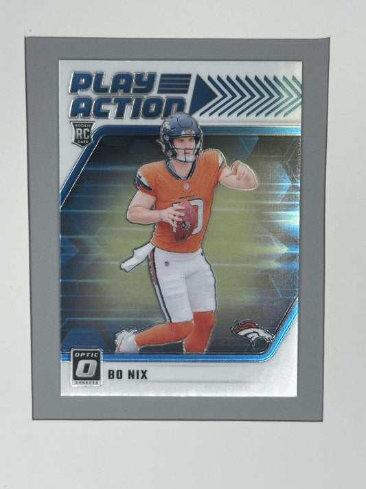 2024 Panini Donruss Optic Bo Nix RC Play Action #6