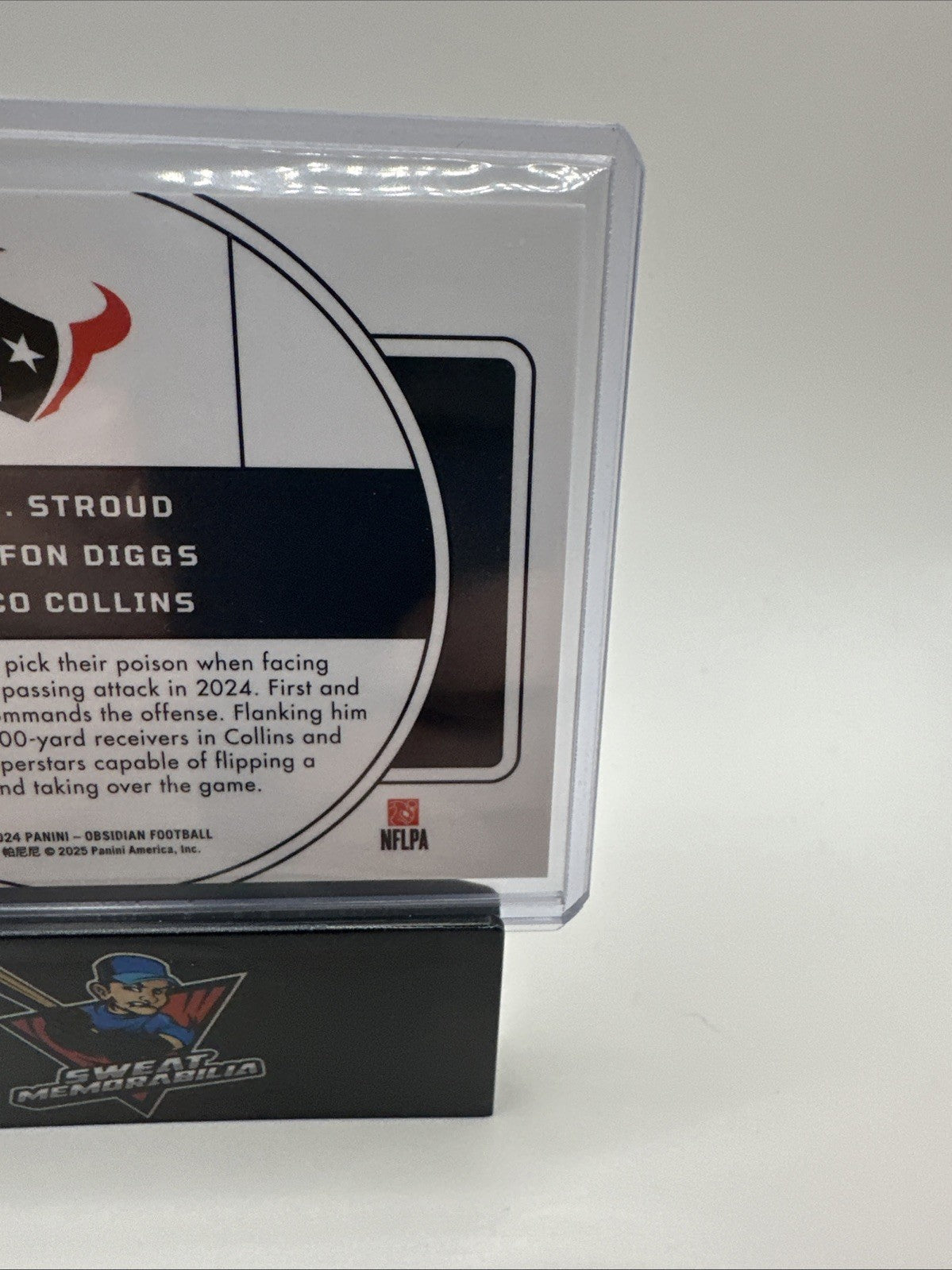 2024 Obsidian Football Nucleus C.J. Stroud Stefon Diggs Collins TEXANS