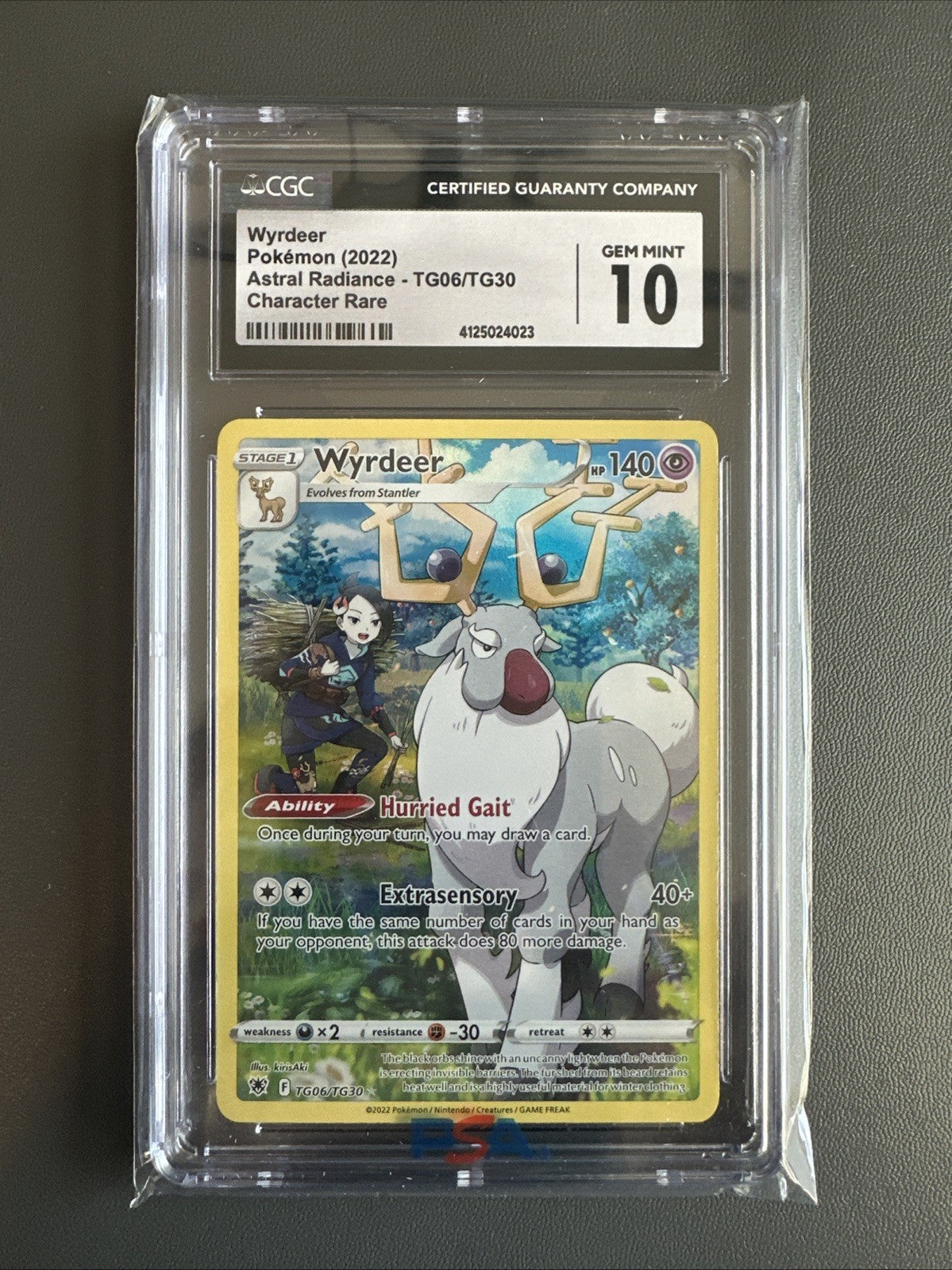 CGC 10 2022 Wyrdeer Astral Radiance TG06/TG30