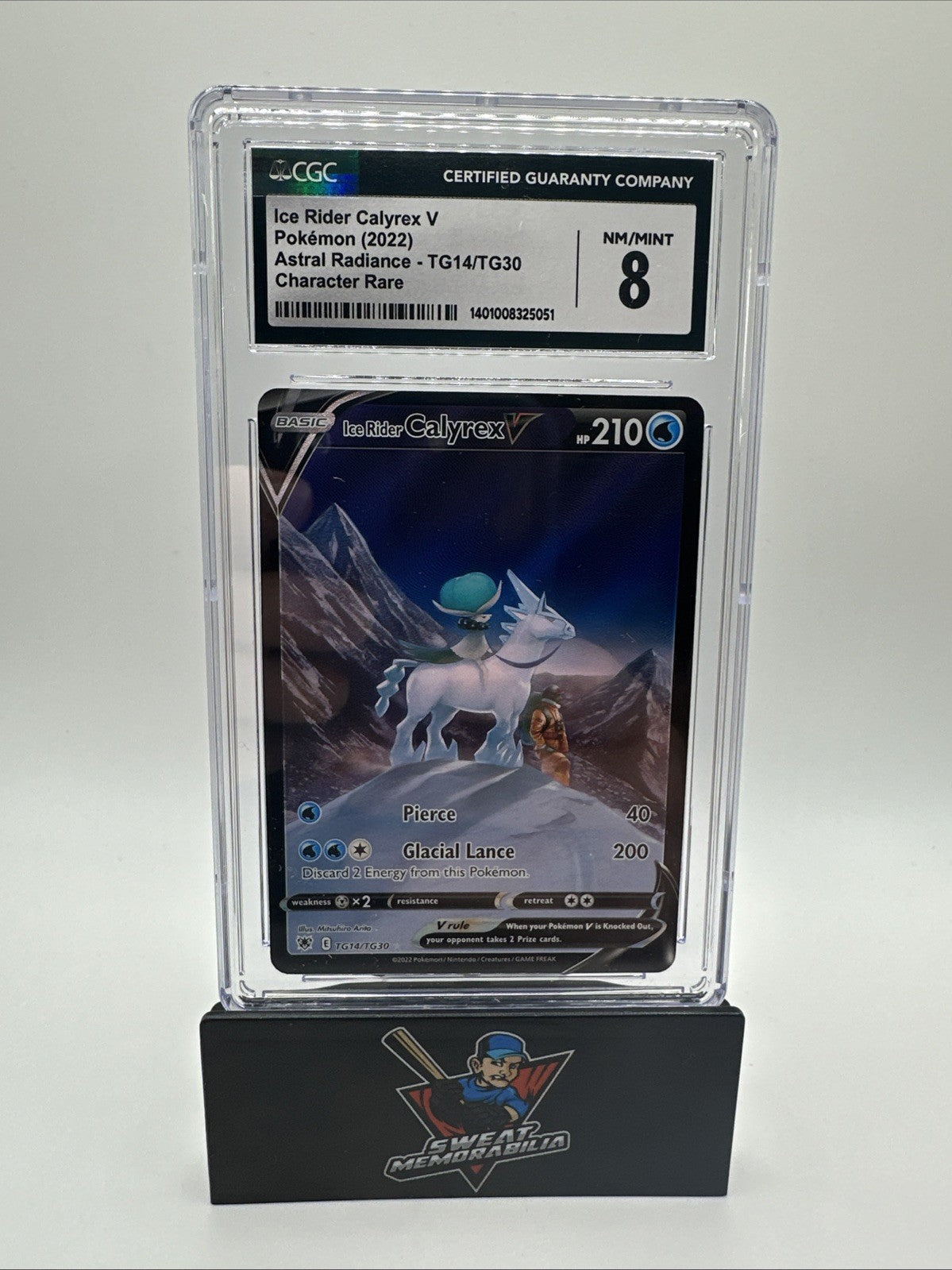CGC Graded 9 Ice Rider Calyrex V TG14/TG30 Astral Radiance Pokemon Card