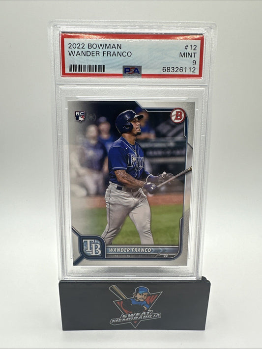 2022 Bowman WANDER FRANCO #12 Rookie Card PSA 10 TB Rays