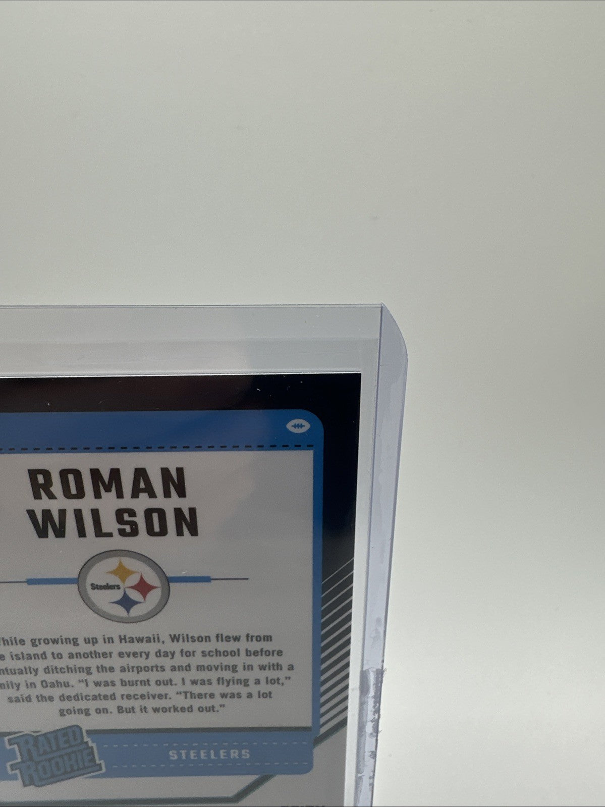 2024 Panini Donruss Optic - Rated Rookie Roman Wilson #285 Blue Prizm (RC)