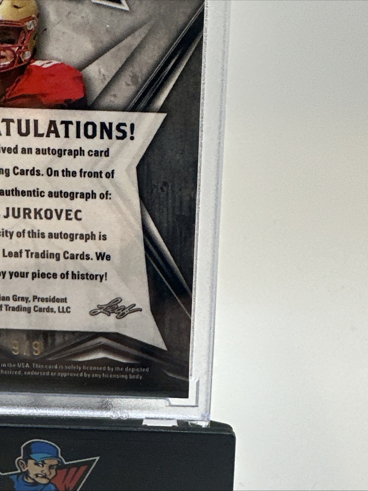 K320,603 - 2022 Leaf Exotic Mosaic Snakeskin #BAPJ1 Phil Jurkovec 9/9 Auto
