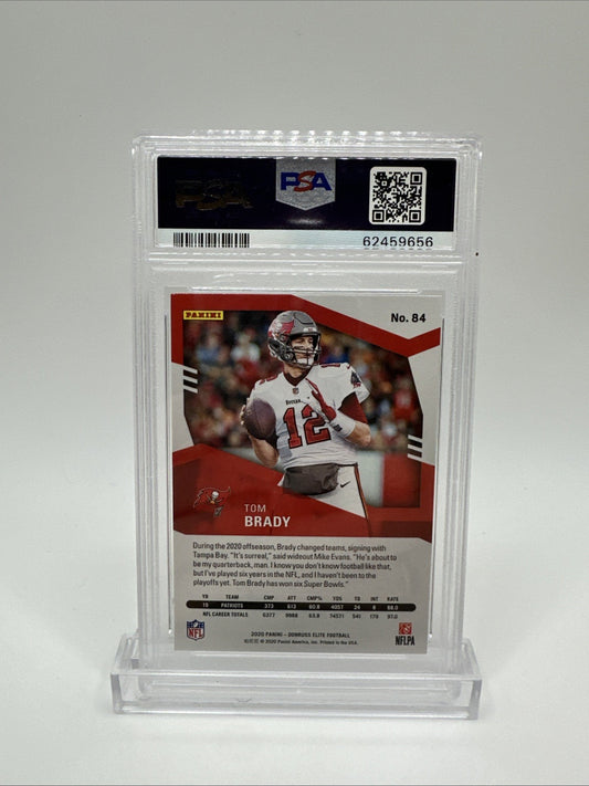 2020 Donruss Elite Tom Brady #84 PSA 9