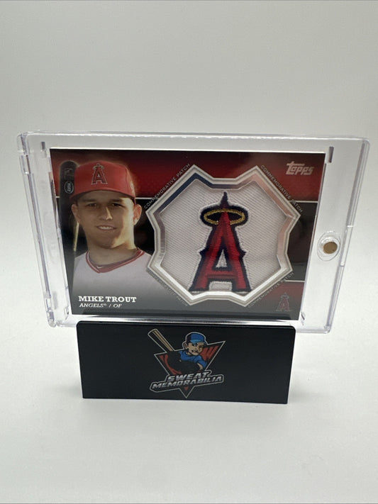 2013 Topps - Manufactured Commemorative Patch Mike Trout #CP-3 Angels