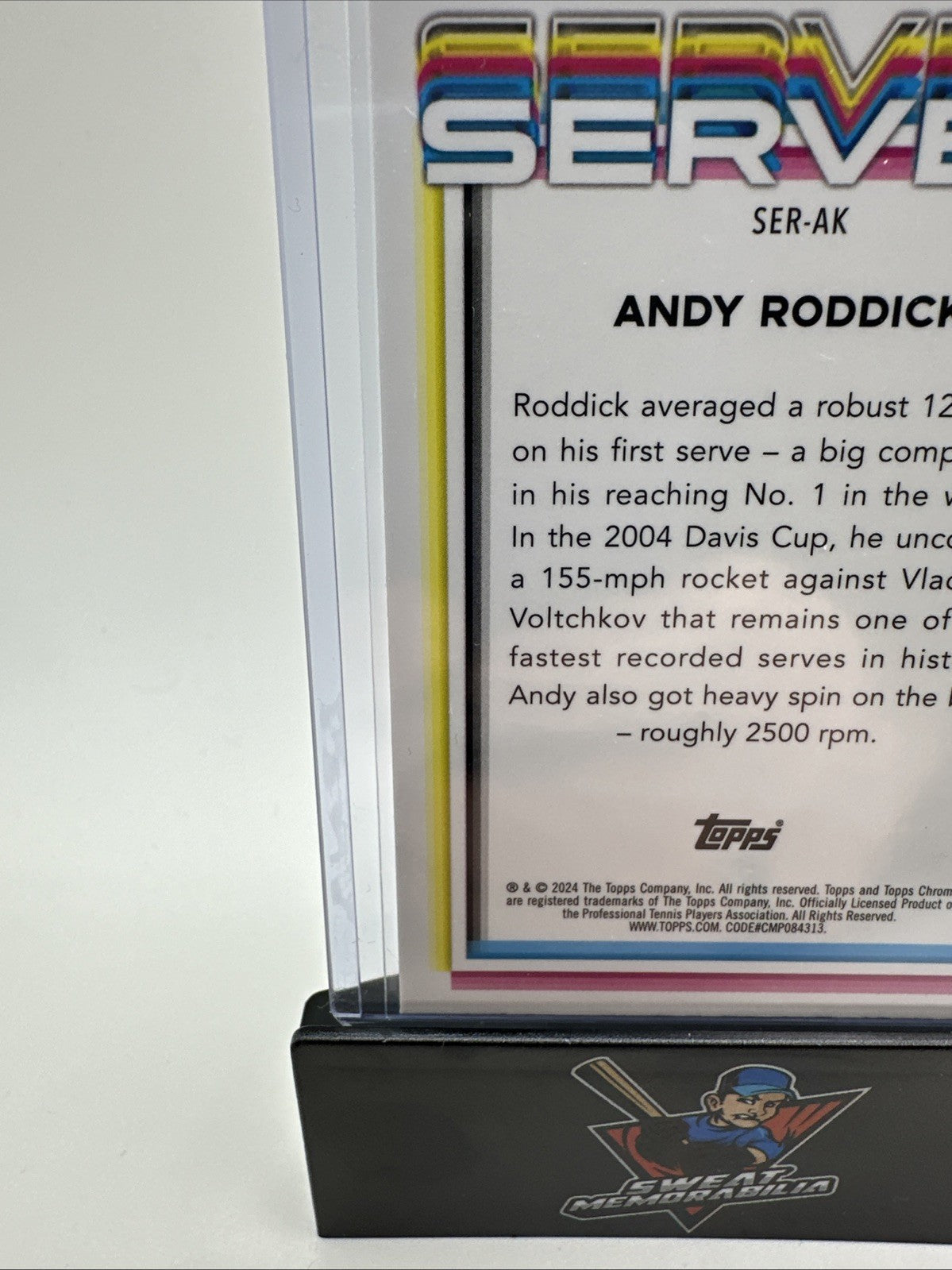 2024 Topps Chrome Andy Roddick SERVED! #SER-AK
