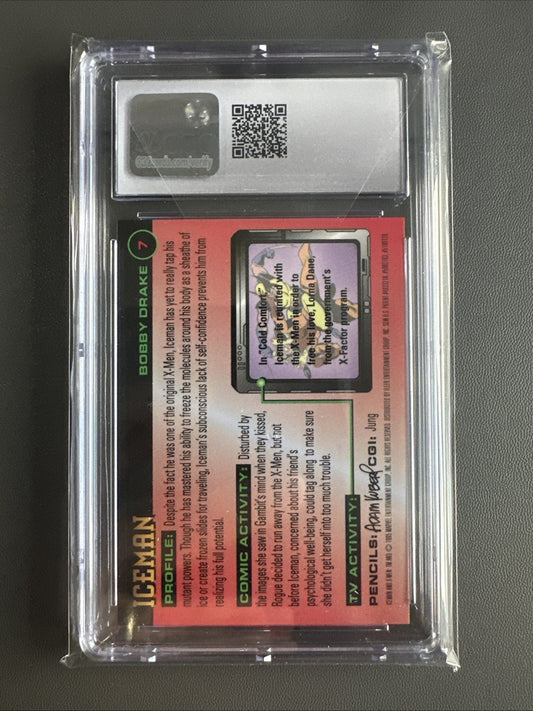 1995 FLEER ULTRA X-MEN CHROMIUM  ICEMAN # 7 CGC 10