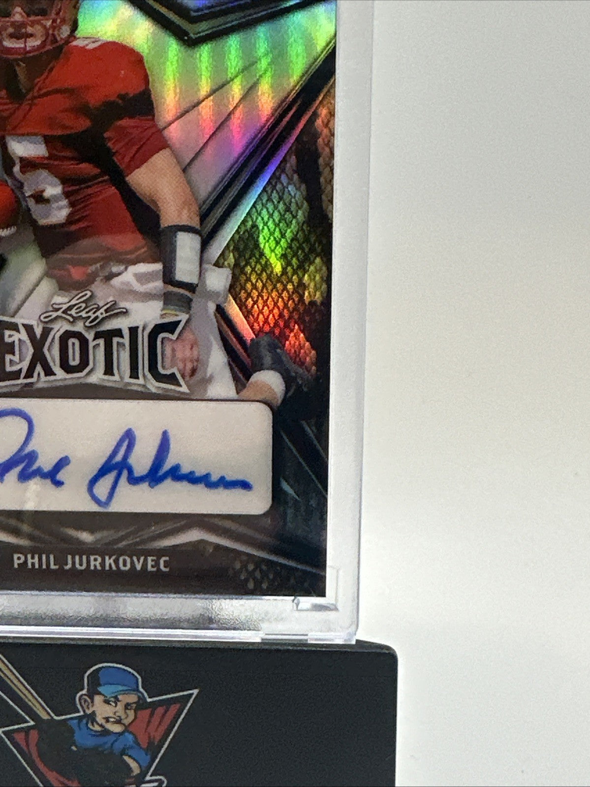 K320,603 - 2022 Leaf Exotic Mosaic Snakeskin #BAPJ1 Phil Jurkovec 9/9 Auto