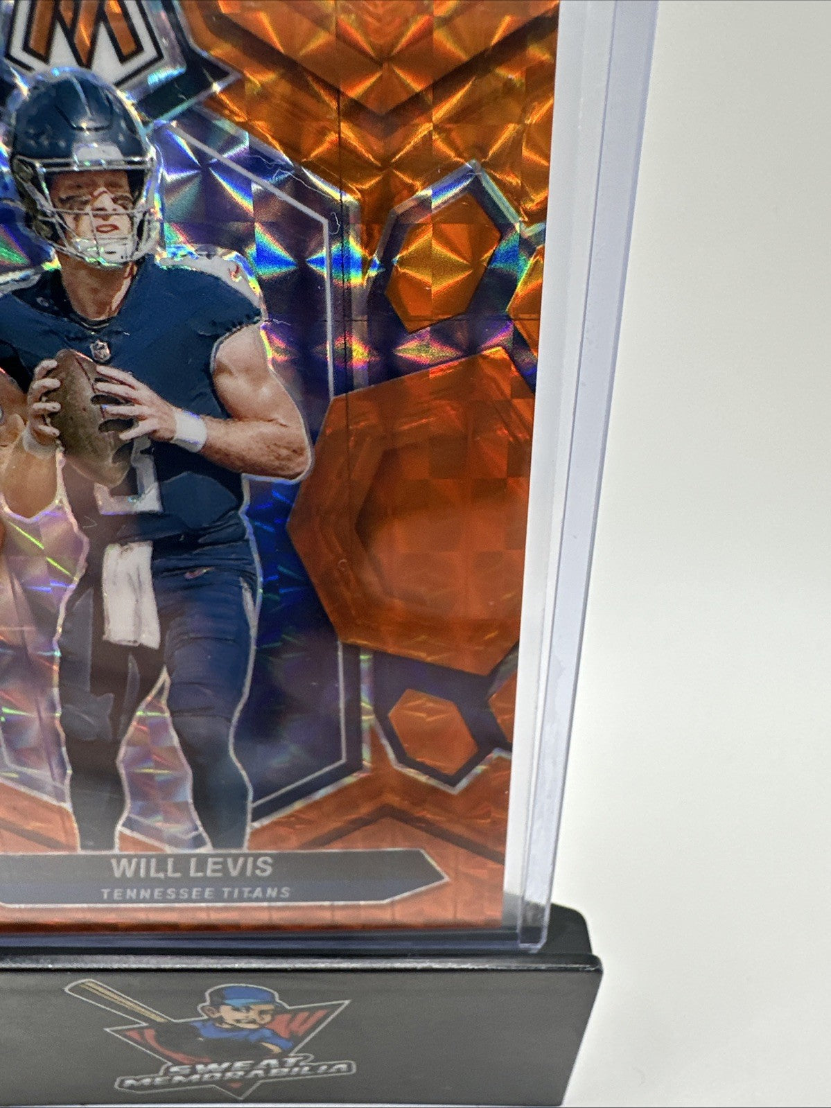 2024 Mosaic #211 Will Levis Red Mosaic Prizm Tennessee Titans