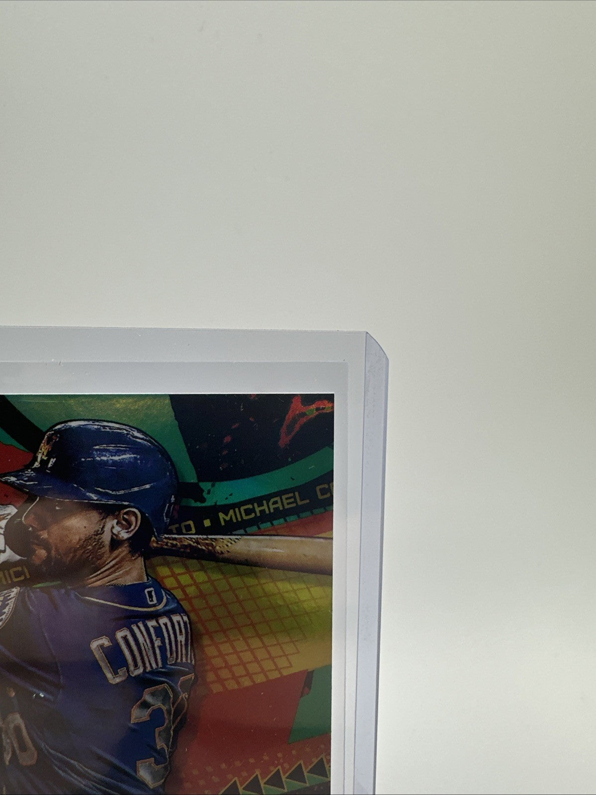 2022 Topps Fire Michael Conforto #FA-MC Auto Gold /75 New York Mets