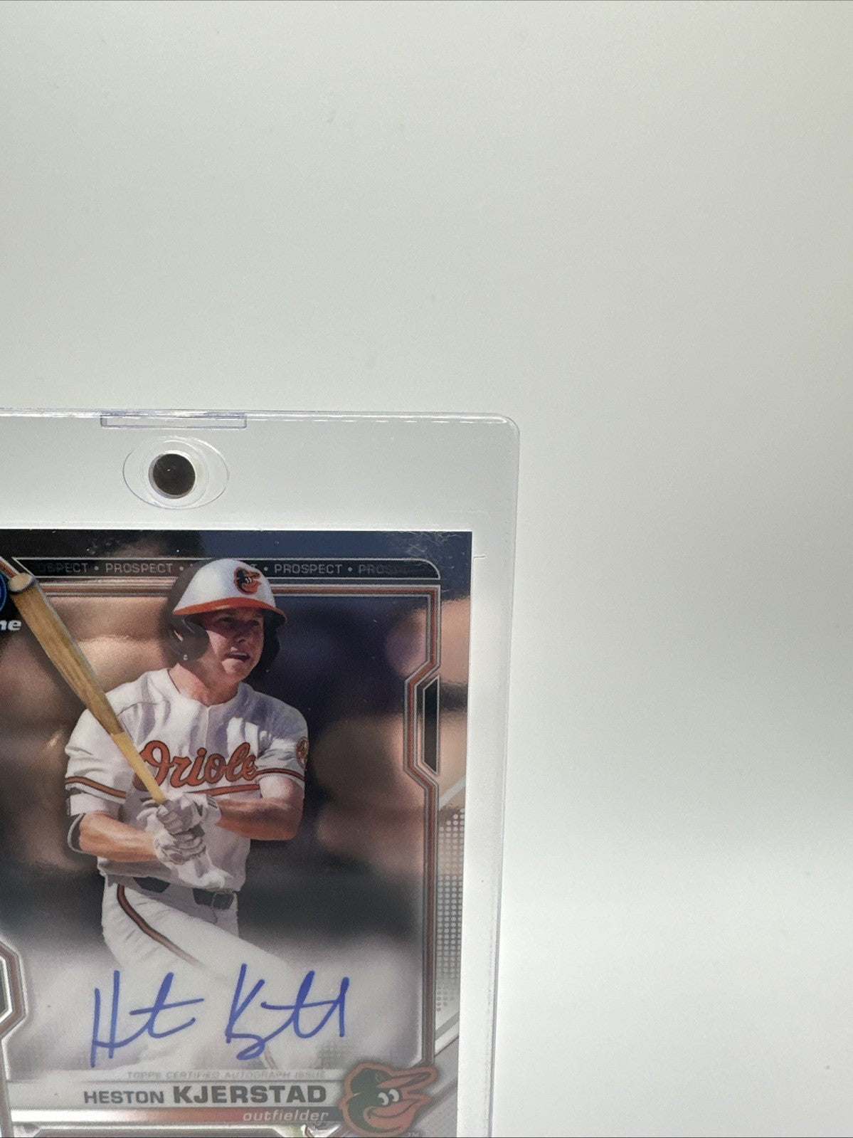 Heston Kjerstad 2021 Bowman Chrome Auto W/ Mag Orioles
