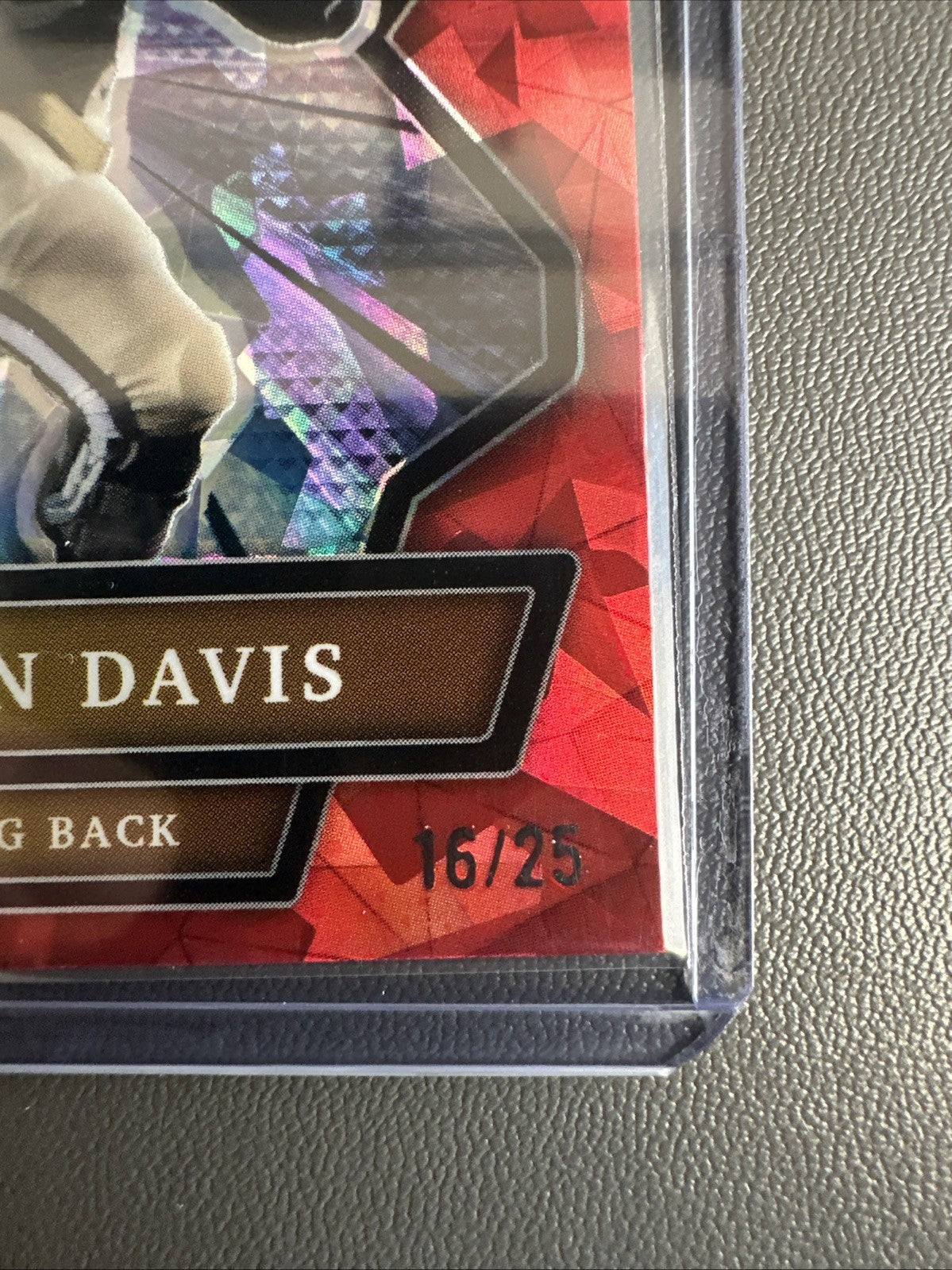 2021 Re’mahn Davis Wild Card Collegiate NIL ROOKIE RC Vanderbilt 16/25