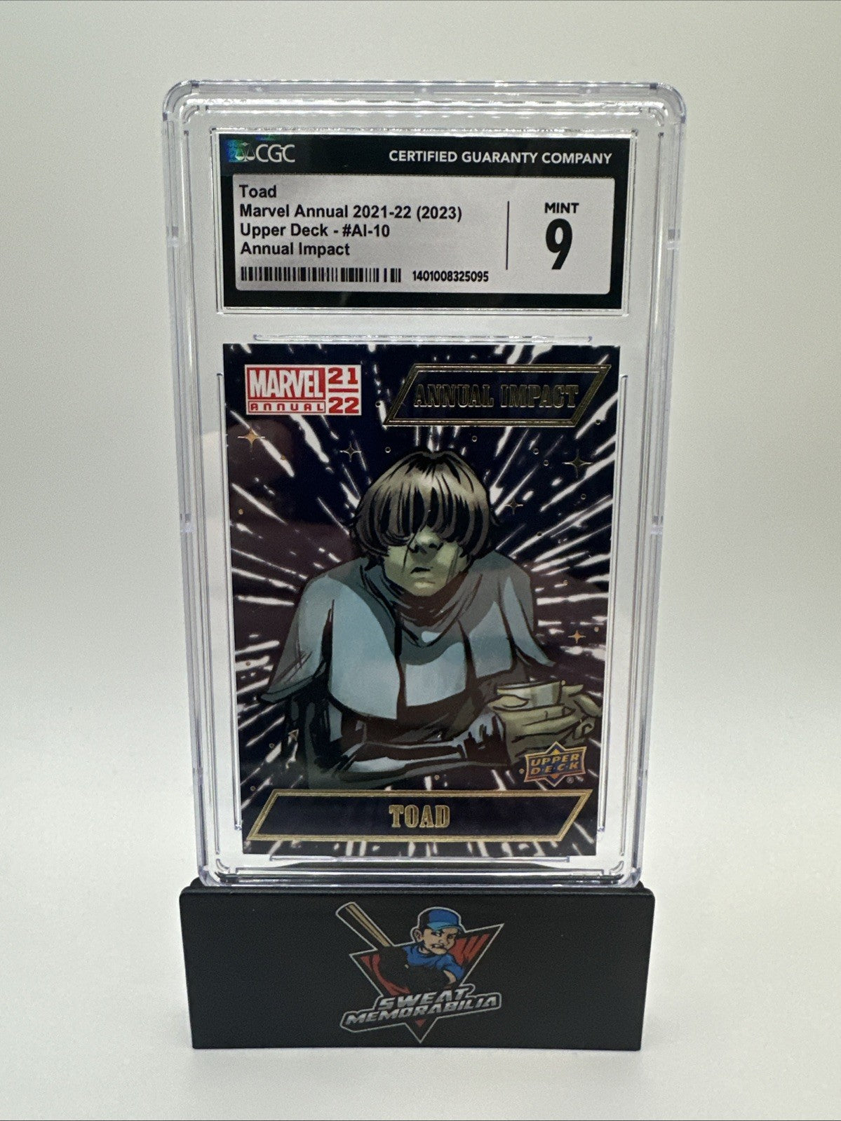 2021-22 UD Marvel Annual Annual Impact Toad  #AI-10 CGC 9
