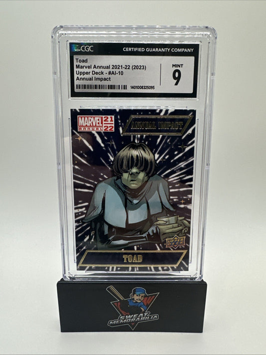 2021-22 UD Marvel Annual Annual Impact Toad  #AI-10 CGC 9