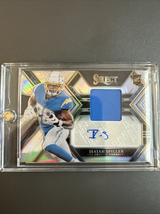 2022 Select Isaiah Spiller RPA #/199 LA Chargers #RSM-IS