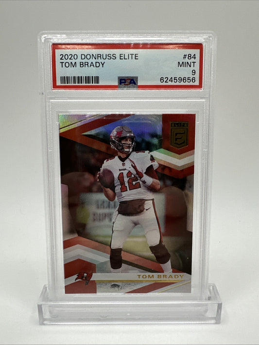 2020 Donruss Elite Tom Brady #84 PSA 9