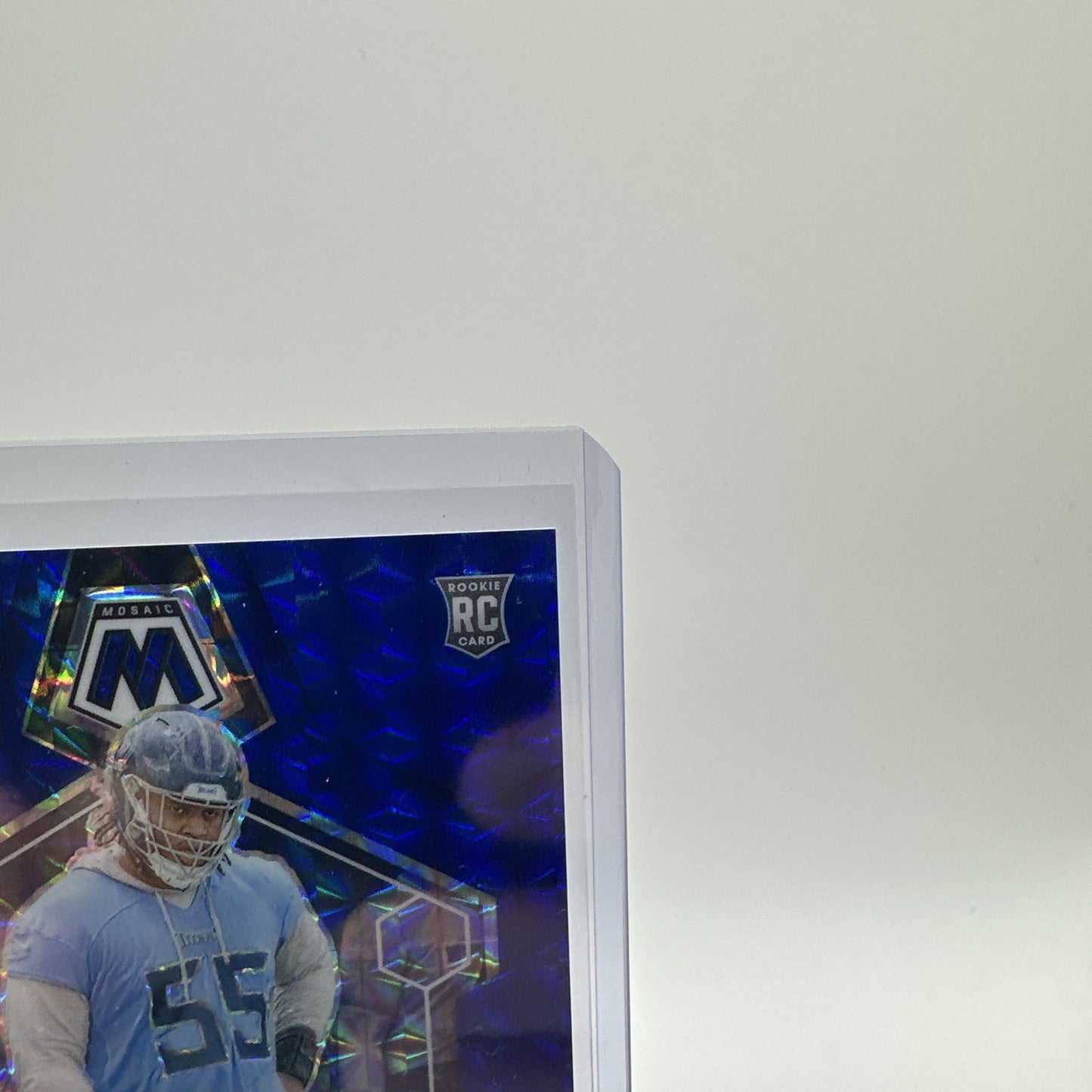 2024 PANINI PRIZM FB #307 BLUE MOSAIC JC LATHAM RC /99