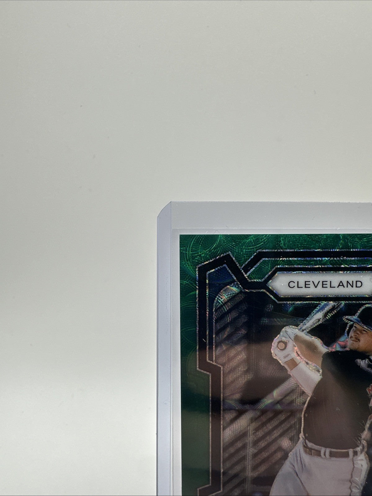 Kyle Manzardo (RC) 2024 Panini Prizm Baseball Green Pulsar Prizm /75
