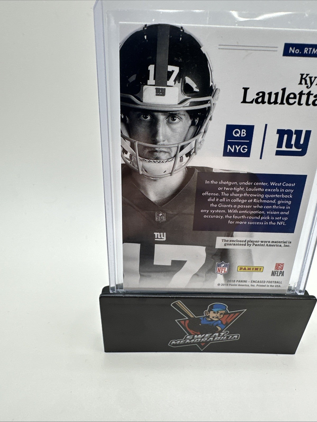 2018 Panini Encased Rookie Triple Memorabilia /75 Kyle Lauletta #RTM-30 RC