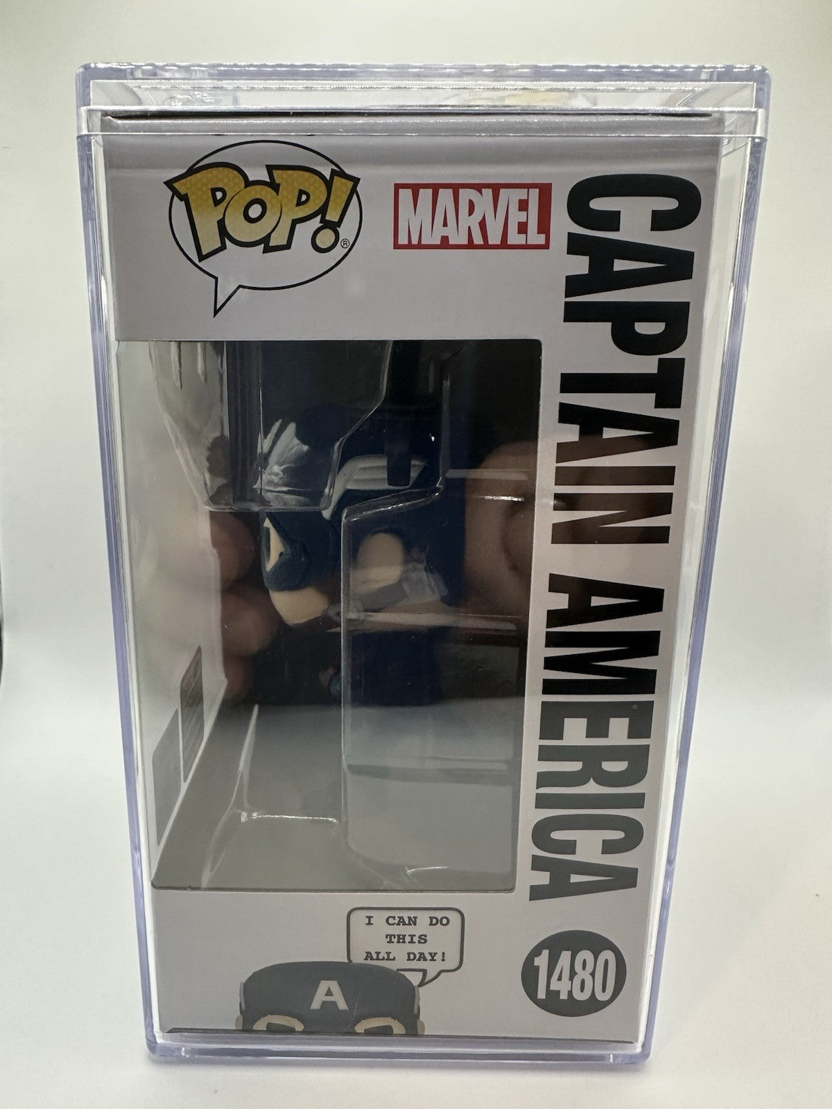Funko Pop! Marvel-Captain America-Wondercon-Convention Exclusive (W/Acrylic Pro)