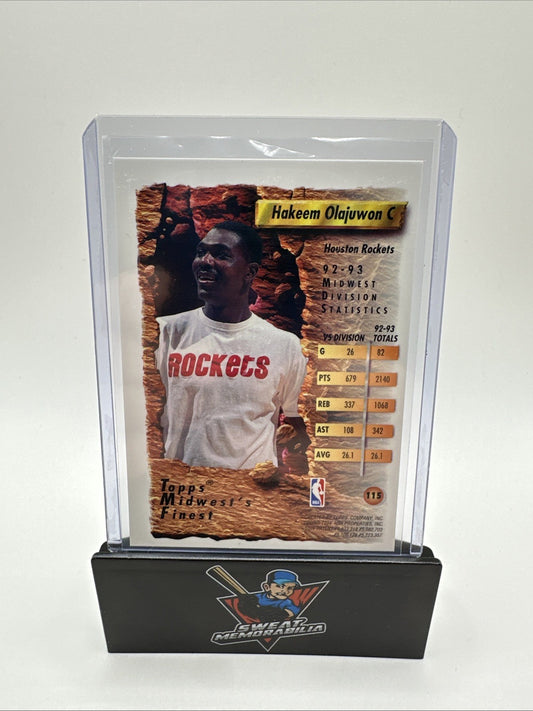 1994 Topps Midwest's Finest Hakeem Olajuwon #115