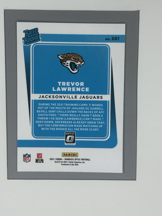 2021 Panini Donruss Optic Trevor Lawrence Rated Rookie RC