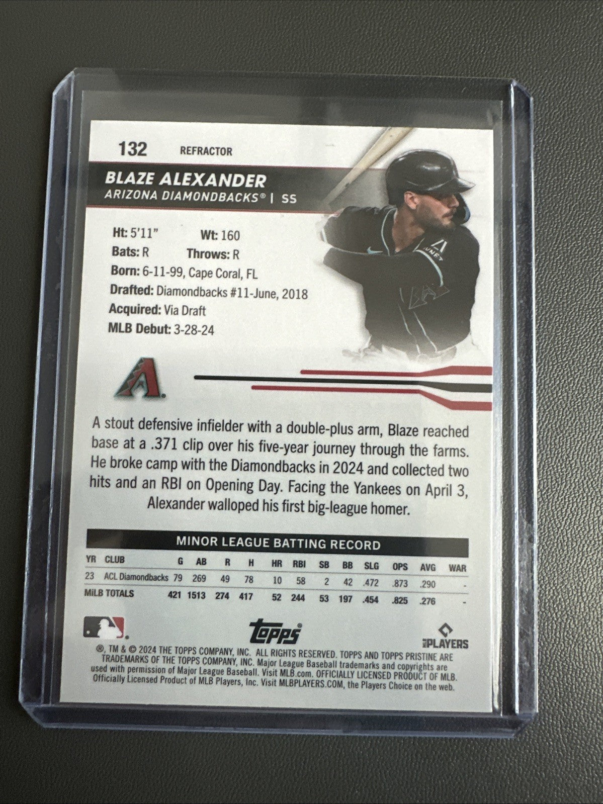 2024 Topps Pristine Blaze Alexander #132 RC