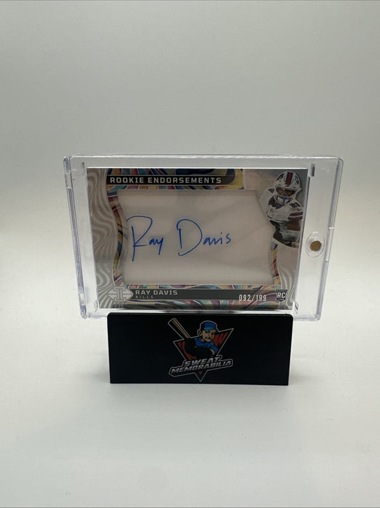 2024 PANINI ILLUSIONS RAY DAVIS AUTOGRAPH ROOKIE ENDORSEMENTS /199