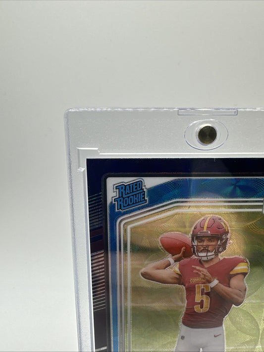 2024 Panini Donruss Optic - Rated Rookie Jayden Daniels #248 Purple Shock (RC)